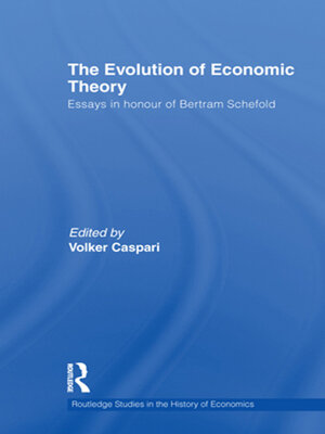 cover image of The Evolution of Economic Theory